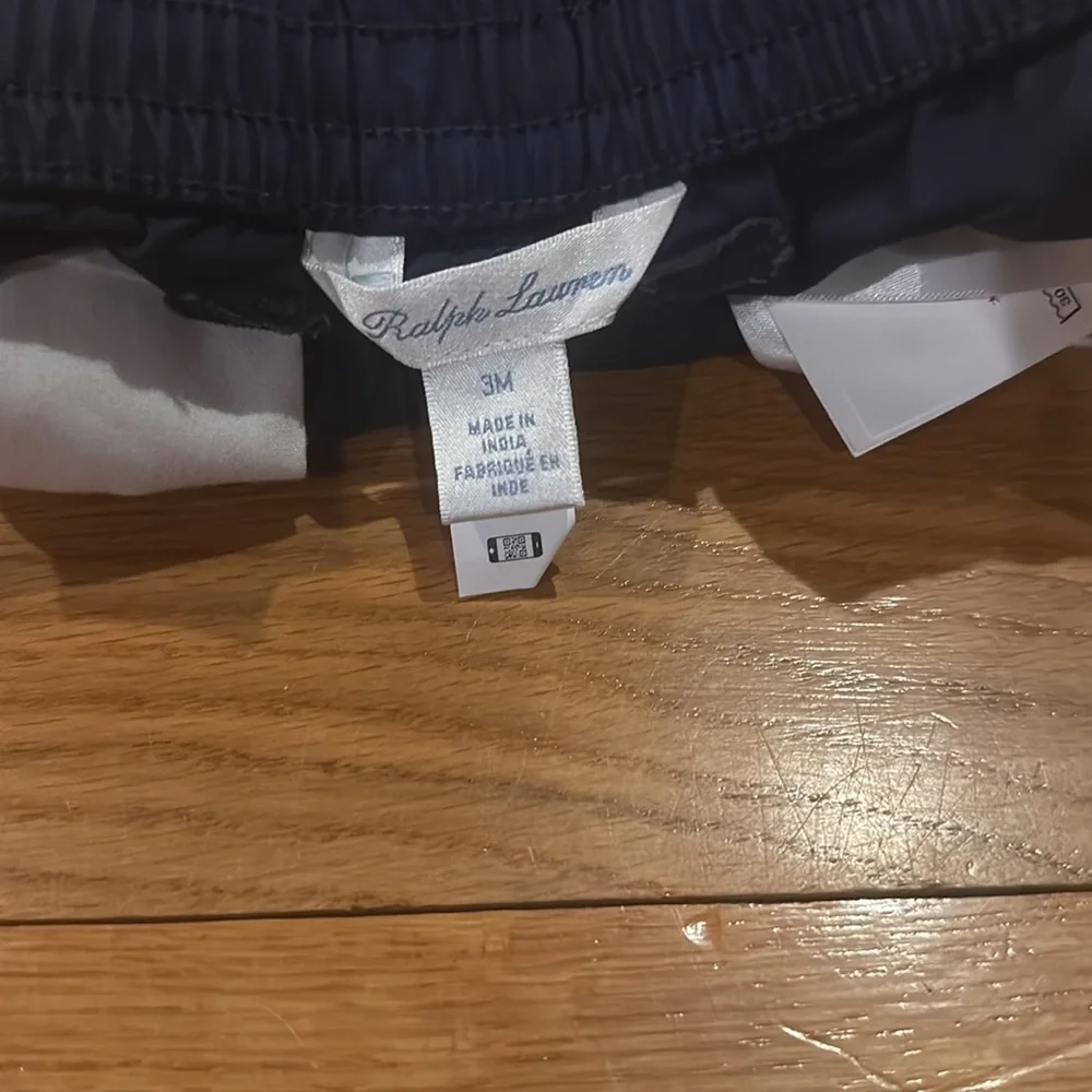 Ralph Lauren Toddlers Boy Cotton Twill Navy Shorts
